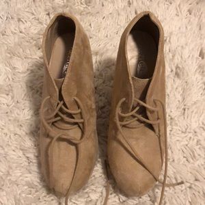 Rue 21 lace up wedges